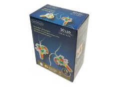 10 x Led Christmas Light Strings - Candy Canes