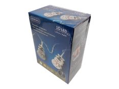 10 x Led Christmas Light Strings - Snowman
