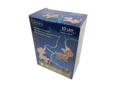 10 x Led Christmas Light Strings - Reindeer