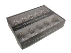 6 x Snow Scene 1.65M String of Light Bulbs - For Indoors