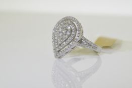 Pear Shape Diamond Ring