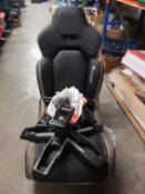 (10J) RRP £399.00. X-Rocker Evo Elite 4.1 RGB LED Pedestal Chair. (Lot Contains Chair Body, 2x...