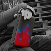 (5L) 14x Items. 1x He M 600L Premium Wireless Speaker With LED Lighting RRP £50.00. 1x iDance B...