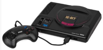 (11E) 3x Sega Mega Drive Retro Plug & Play Console. (2x AT Games & 2x Controllers, 1x Classic Se...