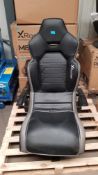 RRP £399.99. X-Rocker Evo Elite 4.1 RGB LED Pedestal Gaming Chair Black / Grey Main Body Onl...