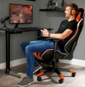 RRP £189.99. X-Rocker Agility Sport PC Gaming Chair (Orange). Designed For Epic Gaming Style And...