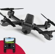 (11C) RRP £149.00. Red5 GPD Hawk FPV Folding Drone With GPS. (Unit Has Return To Manufacturer St...