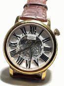 Lost Property or returns from our private jet charter .Rotary Automatic mens skeleton watch