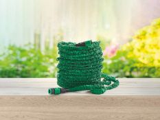 (162/7L) 8x Expandable Hoses & Connectors. (5x 15 Metre, 3x 30 Metre).