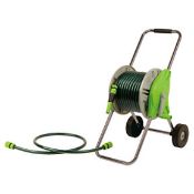 (165/7M) Lot RRP £90. 3x 25 Metre Garden Hose & Reel Set RRP £30 Each. (1x No Box).