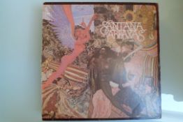 A Collection of 20 x Vinyl LPs Etc - Santana - Earth Wind & Fire - Amazing Darts etc.