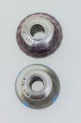 2 X Siler Pand ora Murano Charms