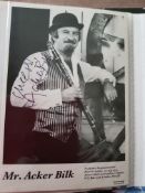 Mr Aker Bilk Autograph