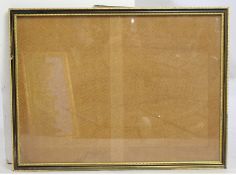 Hogarth Style Ebonized & Gilt Glazed Frame