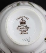 Royal Standard Fancy Free 12 Place Tea Service