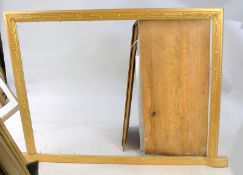 Very Large Victorian Carved Wood Gilt Picture/Mirror Frame