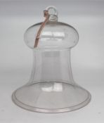 Antique Glass Bell Form Smoke Cover