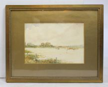 Delicate English Watercolour of Sailing Boats