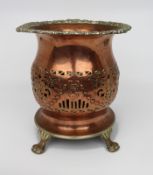 Antique Copper Champagne Bucket