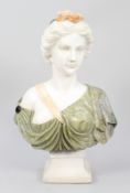 Classical Style Marble Bust of Lady