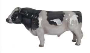 Bing & GrÃ¸ndahl Copenhagen Denmark Porcelain Bull Sculpture #2121