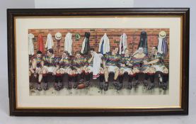 Framed Post Game Ruby Print Framed