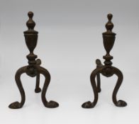 Par of Antique Fire Dogs