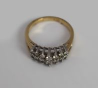 14 Stone Diamond Ring