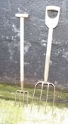 Pair of Old Garden Forks