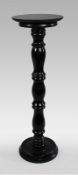 Early 20th c. Ebonized Wooden Pedestal