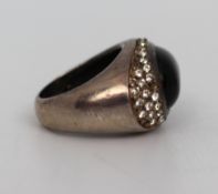 Large Green Stone Dress Ring by Monst