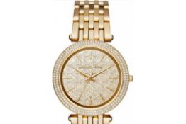 Michael Kors MK3398 Darci Gold Tone Stainless Steel Ladies Watch