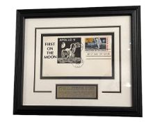 Nasa First Day Cover Is Given To Staff 1969 Size 25X22 Cm