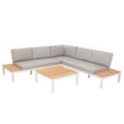 (3/P) RRP £1100. Hartington Spirit Collection Corner Set Grey. Stylish And Versatile Modern Sofa...