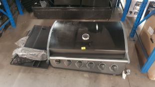 (114/7E) Texas 6 Burner Gas BBQ Spares Or Repairs Incomplete. (Used Condition).
