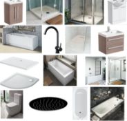 Trader Lot. Approx 45 Mixed Bathroom Fixtures With An Approx Total RRP In Excess Of £8,000 Compri...