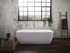 RRP £1,449. Eco Luxury Freestanding Bath. 1700 X 750mm (approx). Modern, freestanding bath. Spac...