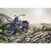 Iconic British Motorbike Metal Sign 