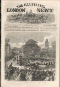 1866 Fenian Uprising Mountjoy Prison Dublin where the Fenians are Confined.