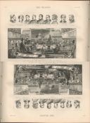 Antique 1887 The Fatal Explosion Cwtch Colliery Rhondda Valley Wales.