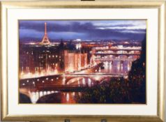 Original Tony Rome Large Pastel Painting 