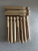 100 x Wooden Pegs