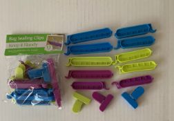 10 x Packs Of Bags Of Sealing Clips