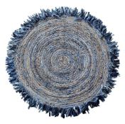 Denim & Rope Braided Rug.