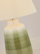 Title: (6/11C) Lot RRP £90. 3x Reactive Glaze Table Lamp RRP £30 Each. (2x Green, 1x Blue). (All