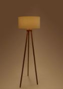 Title: (19/10C) Lot RRP £104. 2x Tripod Floor Lamp (1x Mustard, 1x Cream) RRP £52 Each. Both Units