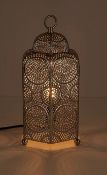 Title: (42/10D) Lot RRP £80. 4x Silver Moroccan Lamp RRP £20 Each. (All Units Appear As New).