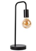 Title: (33/10F) Lot RRP £112. 5x Items. 1x Black Bulb Curved Floor Lamp RRP £32. 2x Black Curve Desk