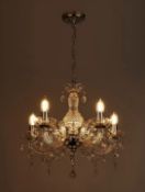 Title: (38/10E) Lot RRP £146. 7x Items. 1x 5 Light Chandelier RRP £40. 2x Black Wall Lamp RRP £15