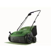 (61/Mez) RRP £99. Powerbase 32cm 1400W Electric Lawn Rake And Scarifier. (Contents Appear Unused)...